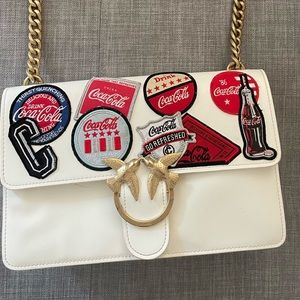 Coca-Cola x PINKO 2017 Spring LIMITED EDITION Leather shoulder bag